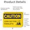 Signmission Look Out For Forklifts Caution Sign, Vinyl Decal, 5in W x 3.5in L, 2PK OS-2PACK-CS-D-35-L-19198 - alternate 4